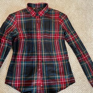 J. Crew Tartan Plaid Perfeft Fit Shirt